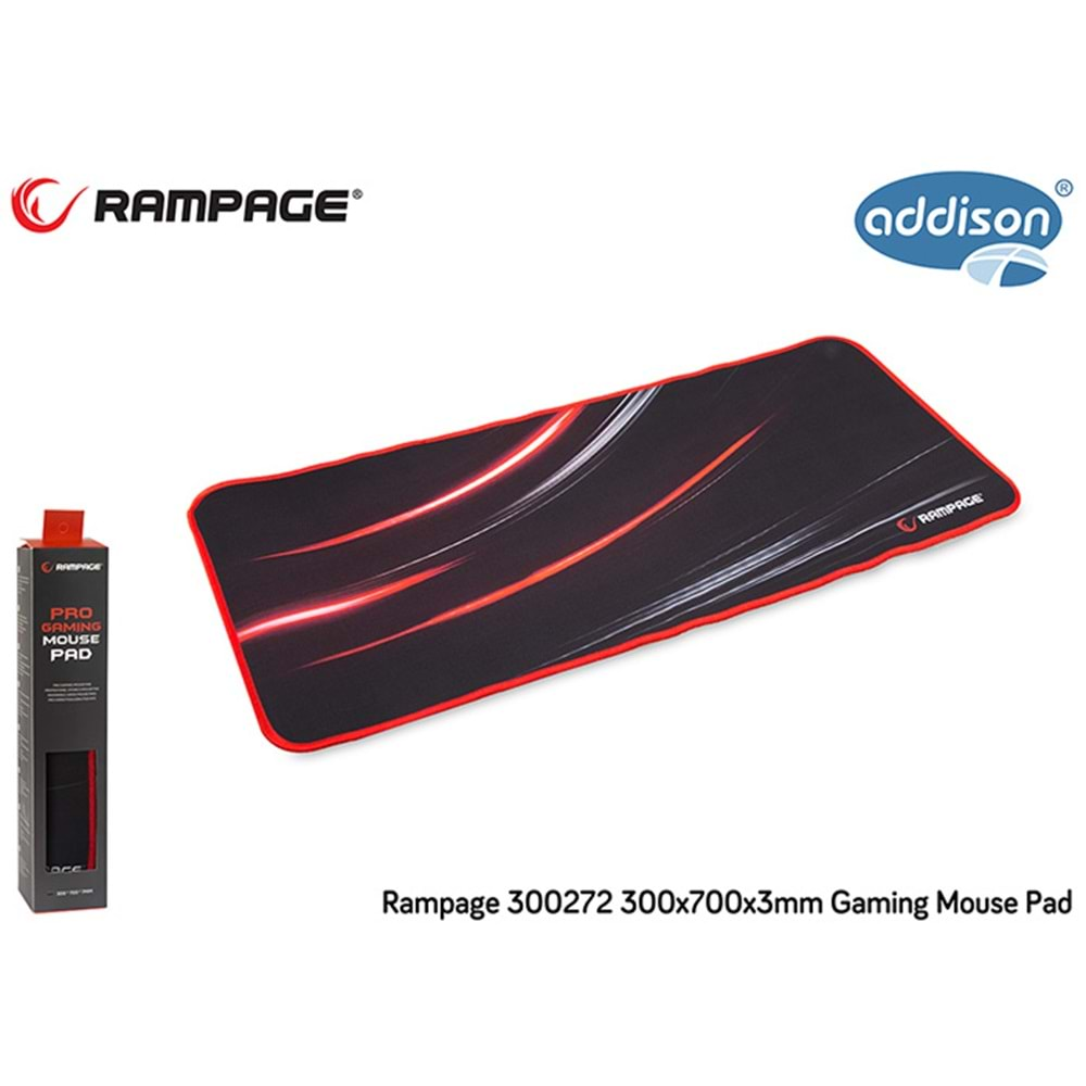 AD-300272 Addison Rampage 300*700*3mm Gaming Mouse Pad