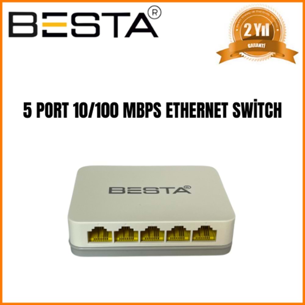 BST-05 BESTA 5 Port 10/100 Switch Box