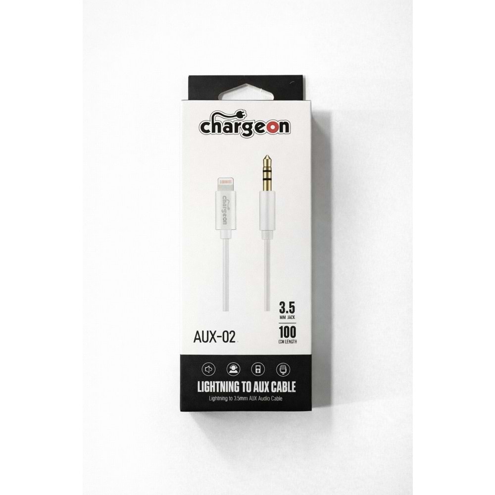 AUX-02 Chargeon Lightning to AUX Kablo