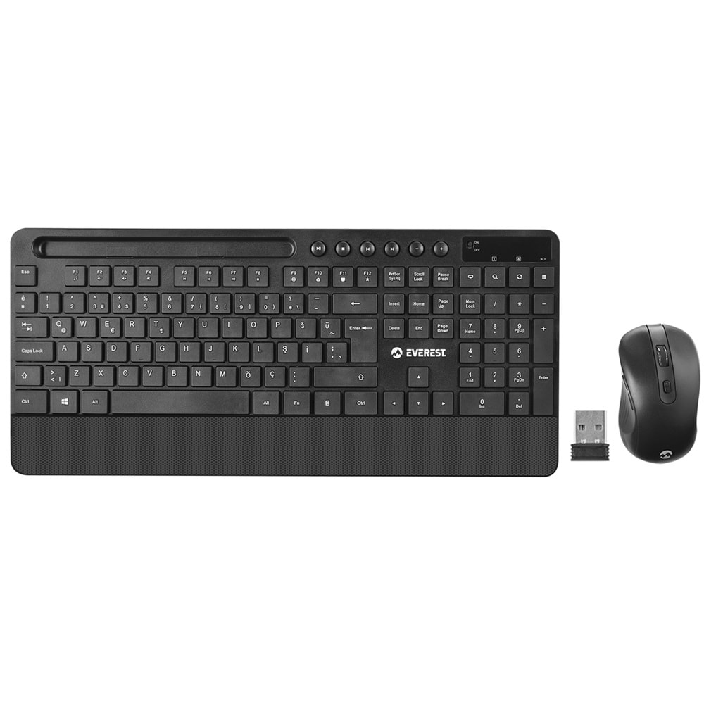 KM-9676 Everest OFFICAL Kablouz Q M.M Klavye+Mouse Set