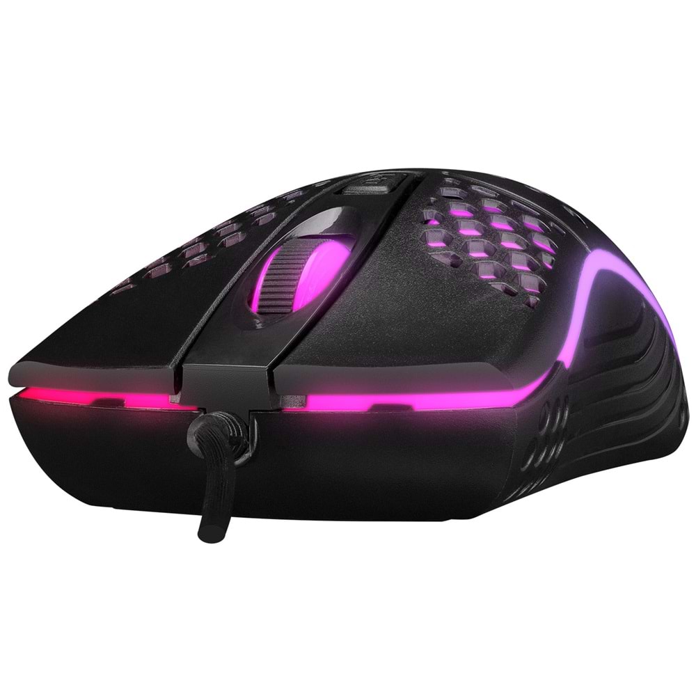 SM-654 Everest Usb Eco Siyah 4D Optik Led Işıklı Gaming Oyuncu Mouse
