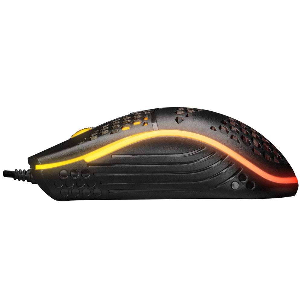 SM-654 Everest Usb Eco Siyah 4D Optik Led Işıklı Gaming Oyuncu Mouse