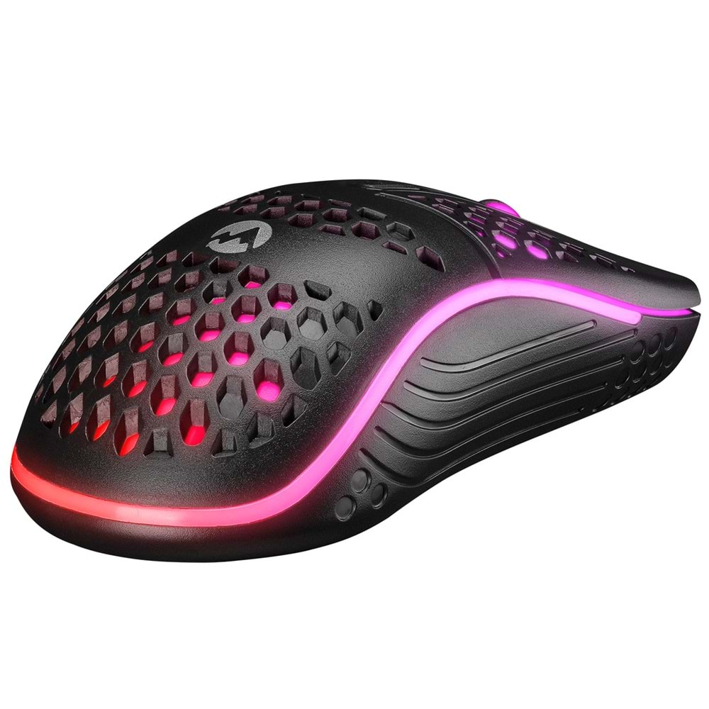SM-654 Everest Usb Eco Siyah 4D Optik Led Işıklı Gaming Oyuncu Mouse