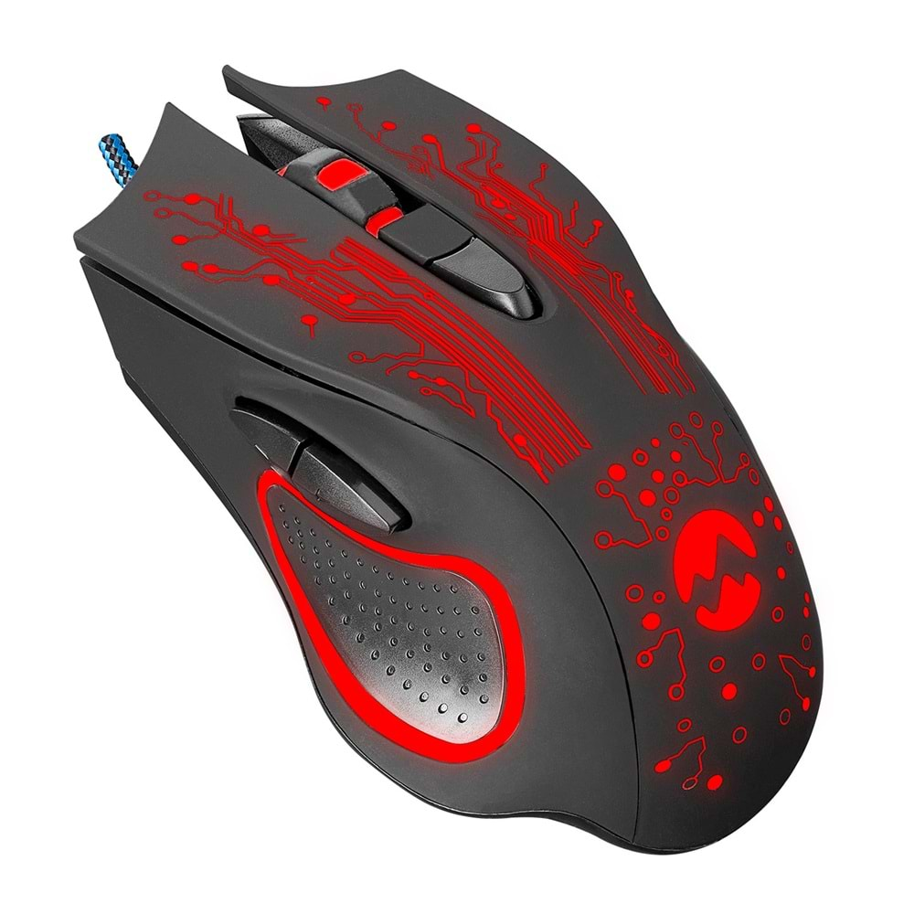 SM-790 Swanky Everest Usb Siyah Gaming Oyuncu Mouse 3200 Dpi