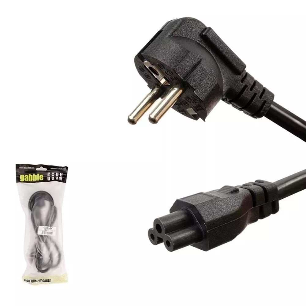 GAB-NYK015 Gabble 1.5M 3*0.75Mm Yonca Power Kablosu (GAB-NPW02)