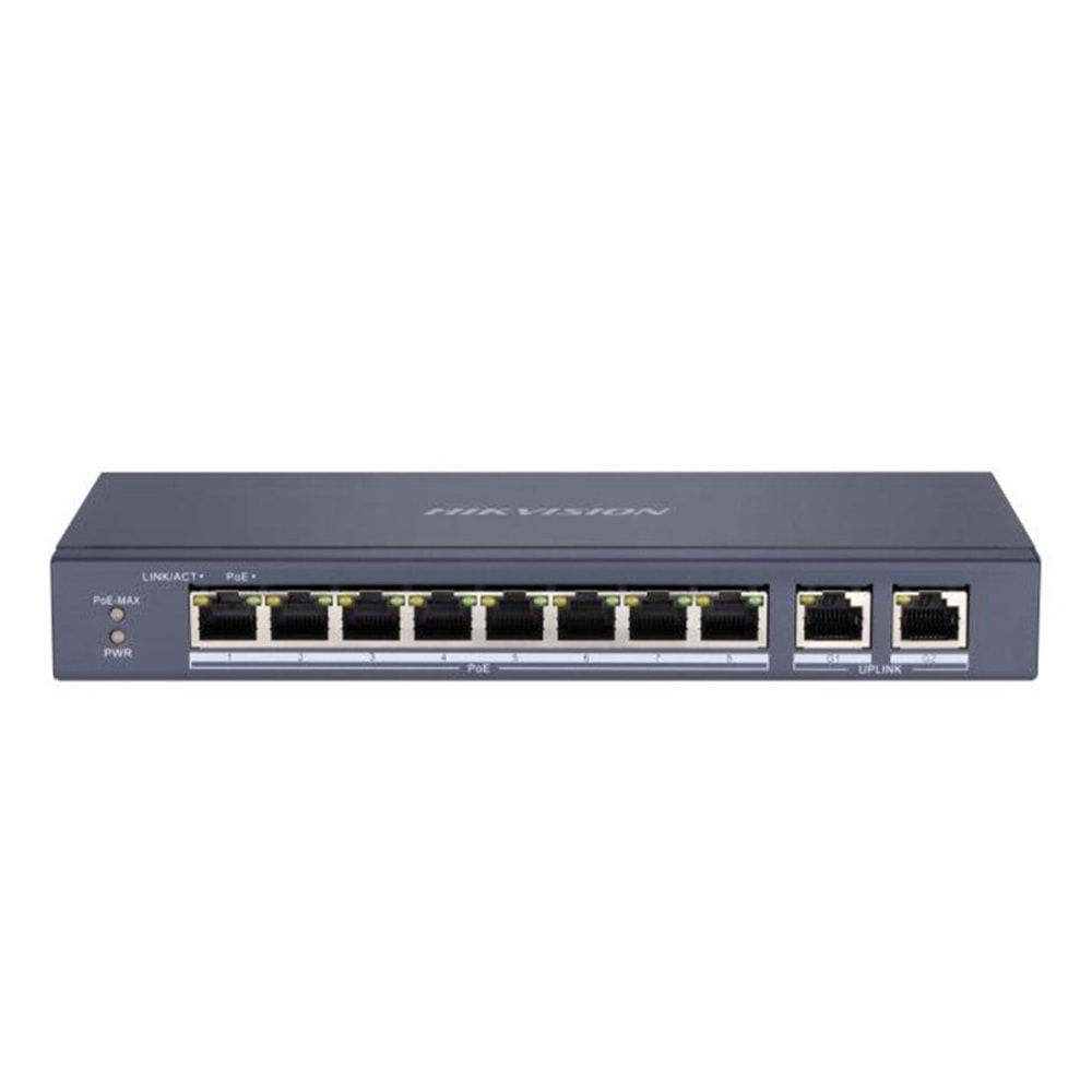 Hikvision DS-3E0310P-E-M 8Port 10/100 Yönetilemez 4 Port PoE