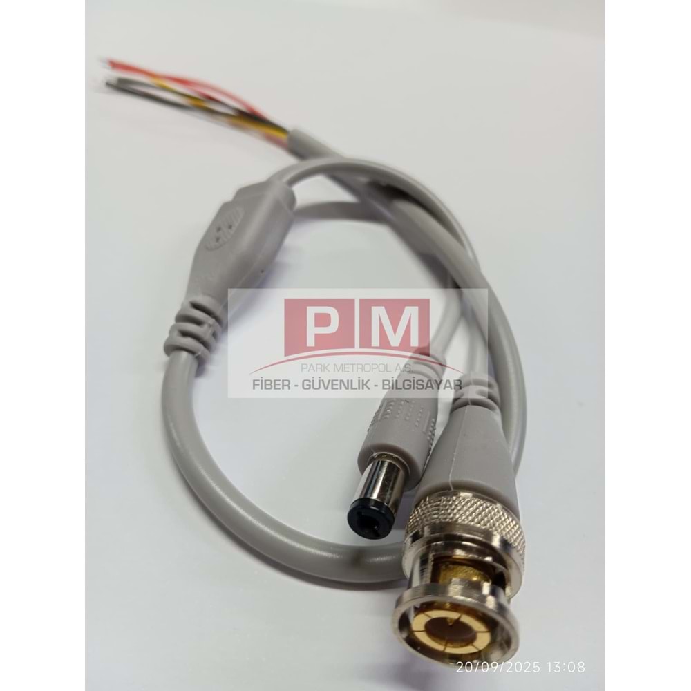 DC-562 Power Jack + Kablolu Hazır BNC