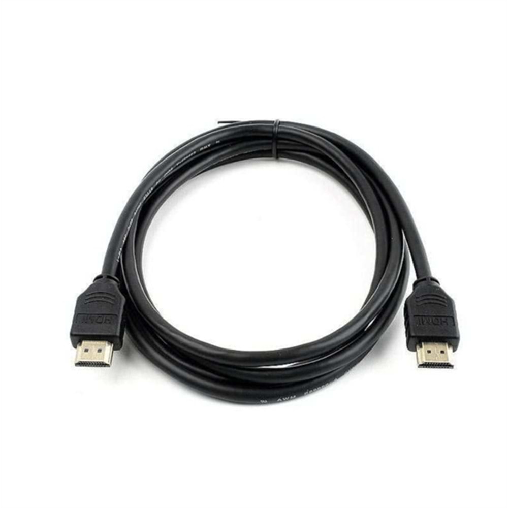 HDMI-3MT Black 3Mt 1.4V 6mm Poşet Nylon Kablo