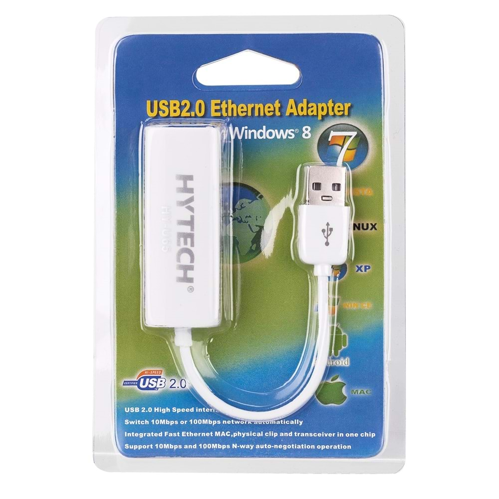 HY-U65 Hytech Usb To Rj45 Ethernet Adaptör