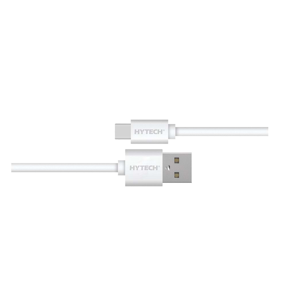 HY-X104 Hytech 0.25M 2A Type-C Beyaz Şarj Kablosu