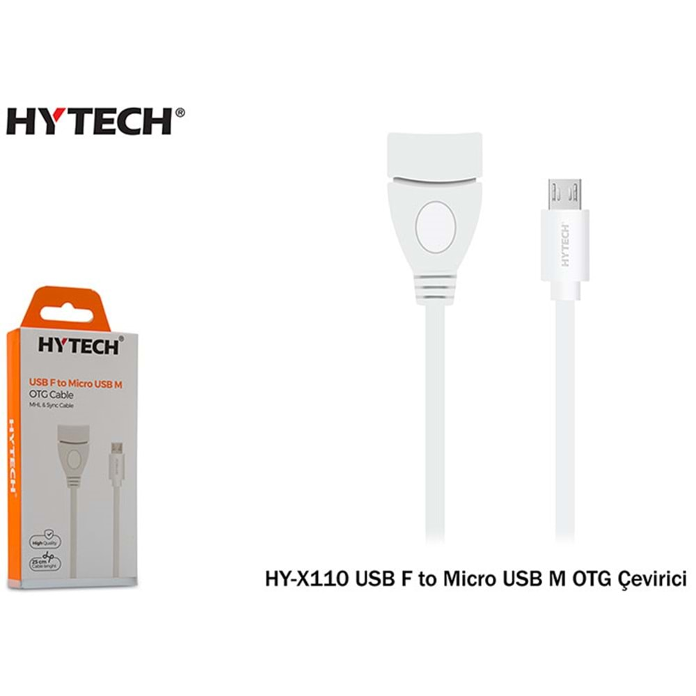 HY-X110 Hytech Usb F To Micro Usb M Otg Çevirici