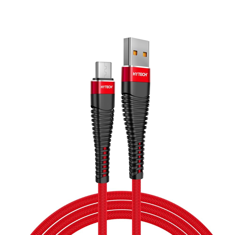 HY-X225 Hytech 1M 3A Micro Usb Data + Şarj Kablosu 3renk