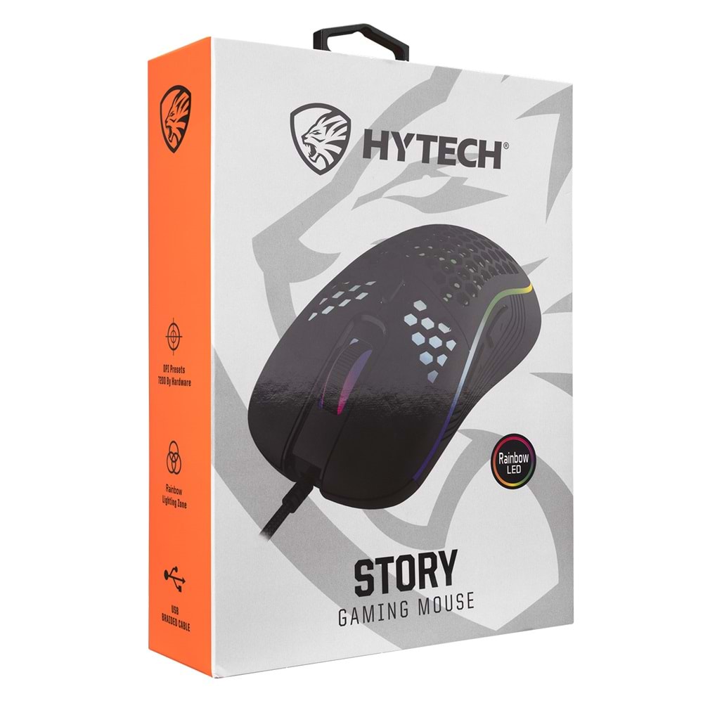 HY-X6 Hytech Usb Story Siyah Gaming Oyuncu Mouse