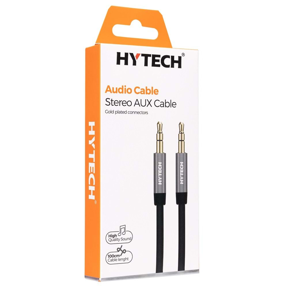 HY-X72 Hytech 1M Metal 3,5mm Streo Ses Kablosu