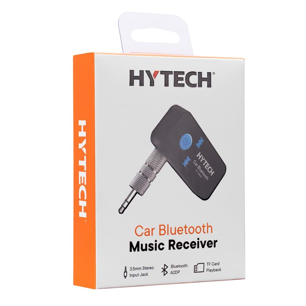 HY-XBA35 Hytech Siyah Aux + Micro SD to Bluetooth Çevirici