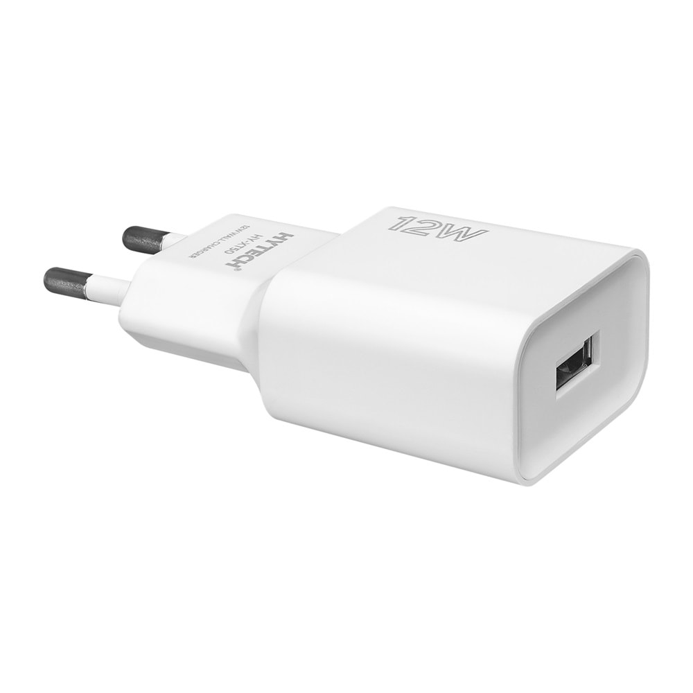 HY-XT50M Hytech 12W 5V 2.4A Micro Usb Kablolu Beyaz Kablo + Ev Şarjı