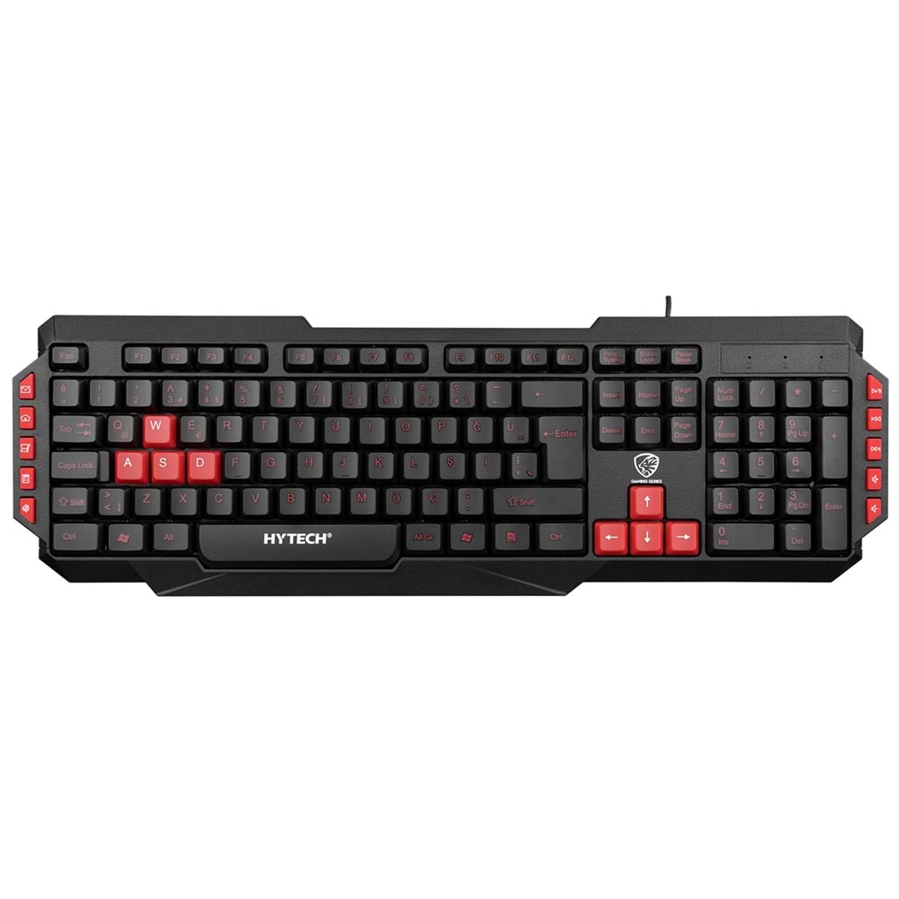 HYK-46 Hytech Gamy Combo Siyah Usb Gaming Oyuncu Klavye+Mouse Set