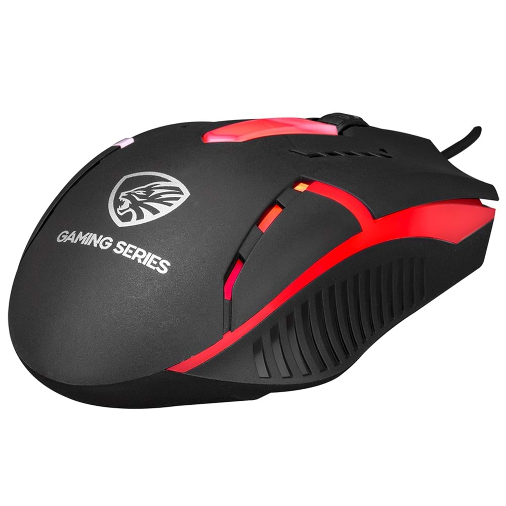 HYK-46 Hytech Gamy Combo Siyah Usb Gaming Oyuncu Klavye+Mouse Set