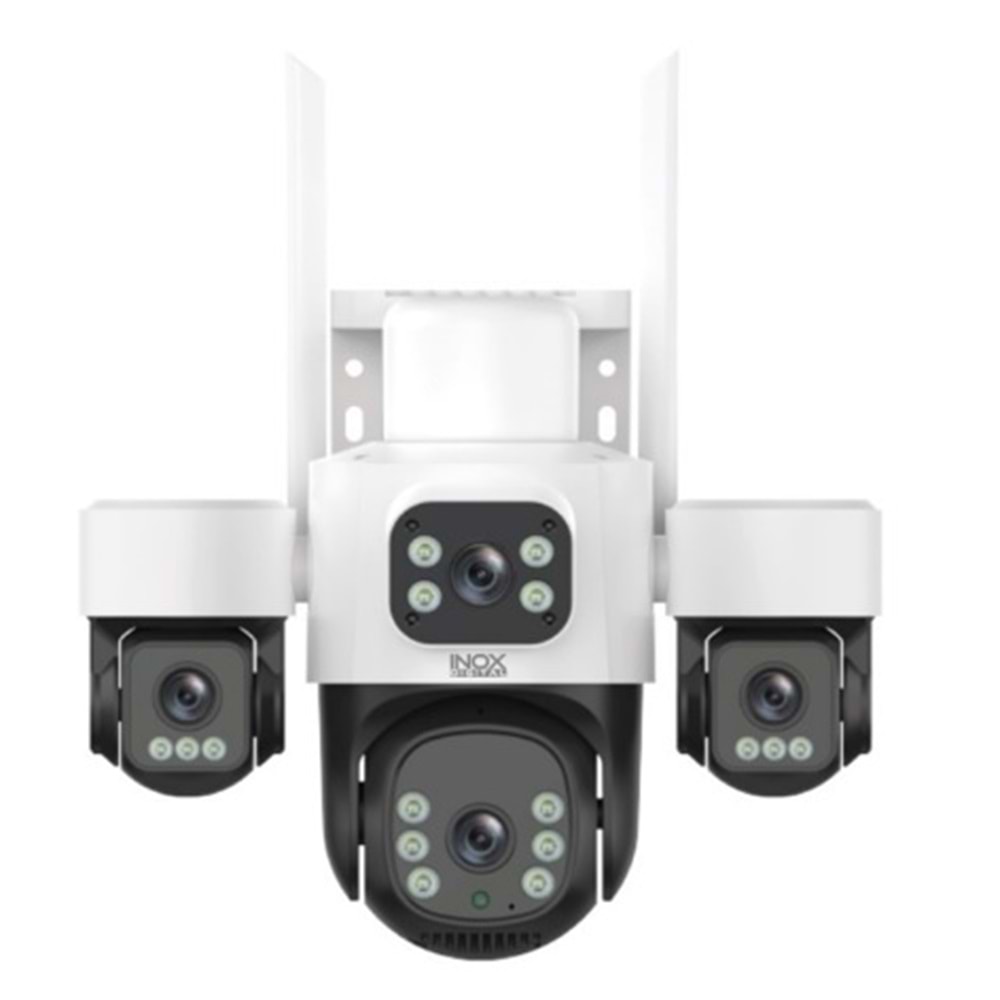 Inox INOX-X114 Wİ-Fİ 4X3MP Lens PTZ Dome Kamera