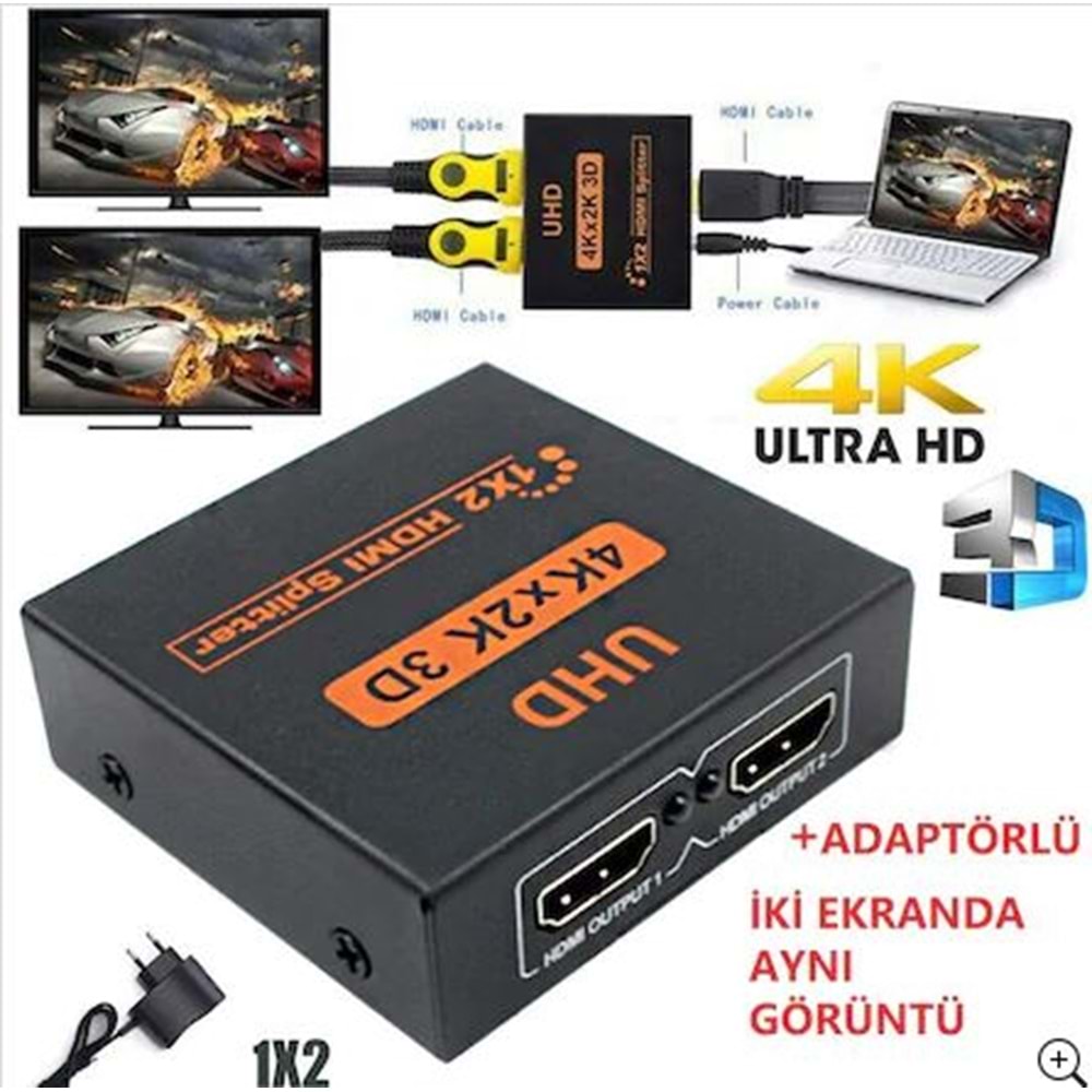 NTC-5002 Nivatech 2 Port Hdmı Çoklayıcı