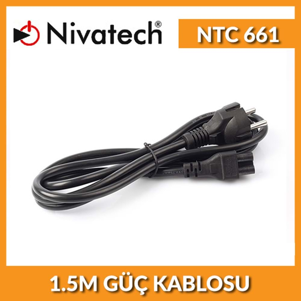 NTC-661 Nivatech 1.5M Yonca Power Kablosu