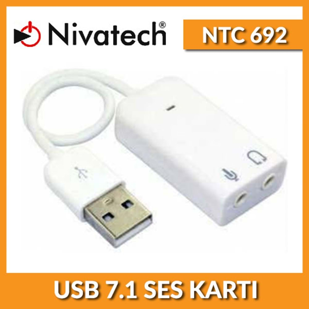 NTC-692 Nivatech Usb Ses Kartı 7.1