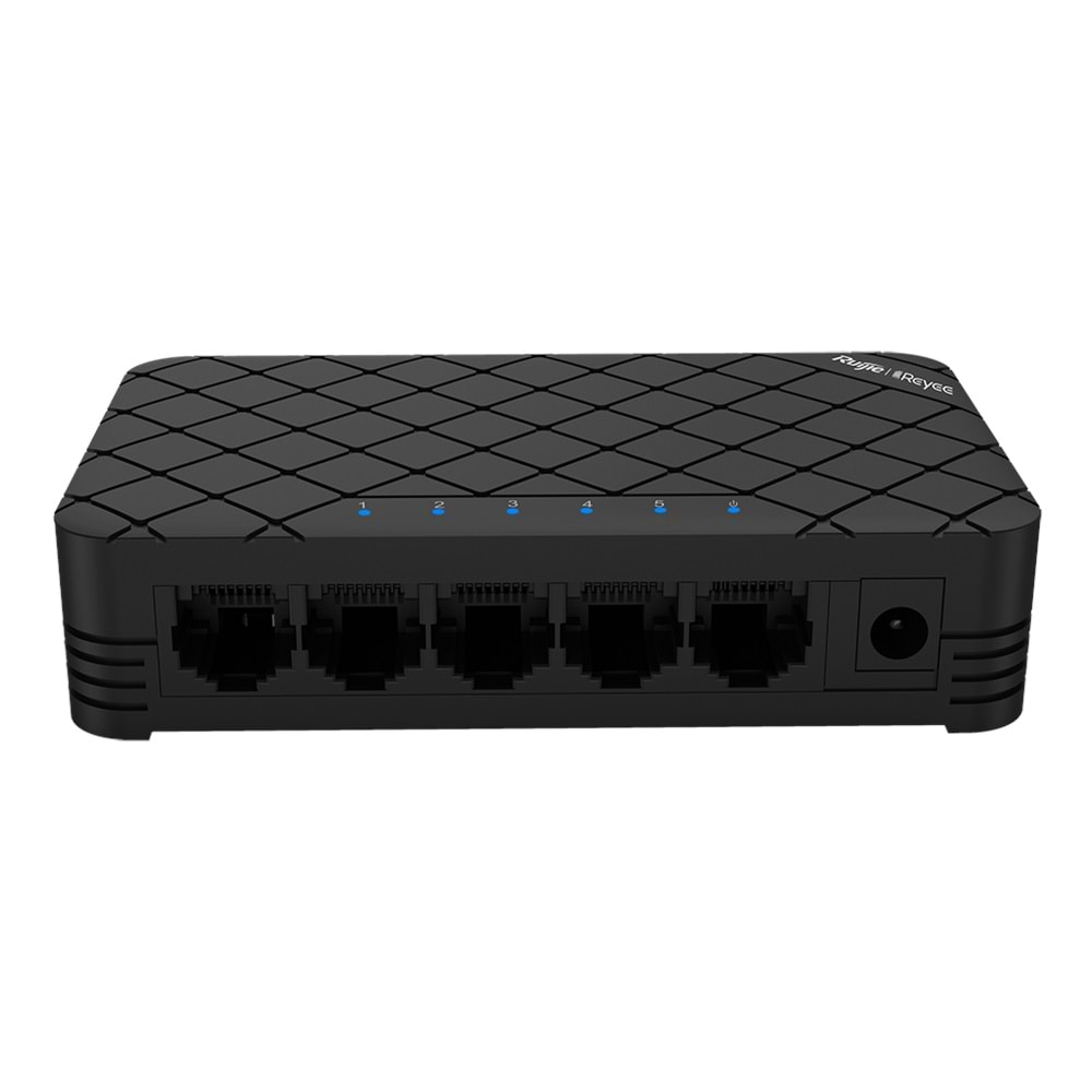 Reyee RG-ES05 5 Portlu, 10/100 Fast Ethernet, Tak Çalıştır Switch, Pla