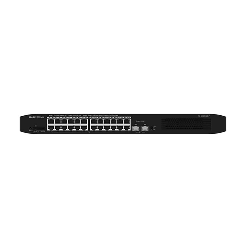 Reyee RG-ES226GC-P 24 Portlu, 10/100/1000 Gigabit, Yönetilebilir Switc