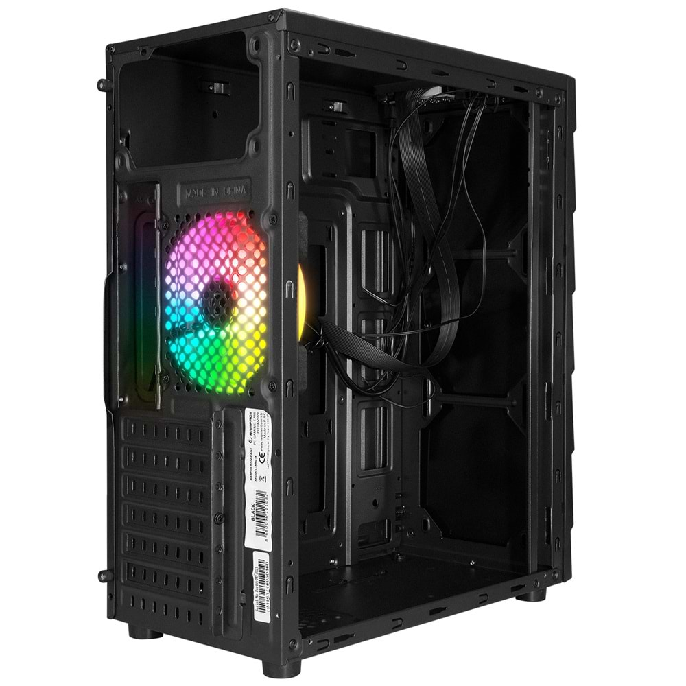 RM-ARC-X Rampage RGB Ledli Acrylic Panel 120mm Fanlı Gaming Kasa