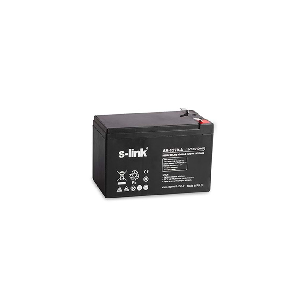 AK-1270-A Slink 12V/7Ah 2Kg Kuru Akü