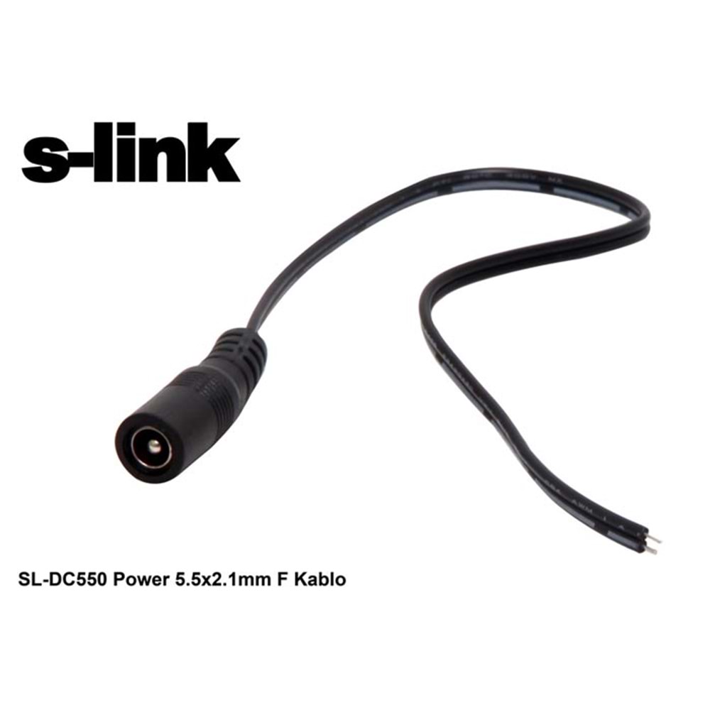 SL-DC550 Slink Dişi Power Jack (5.5*2.1mm)