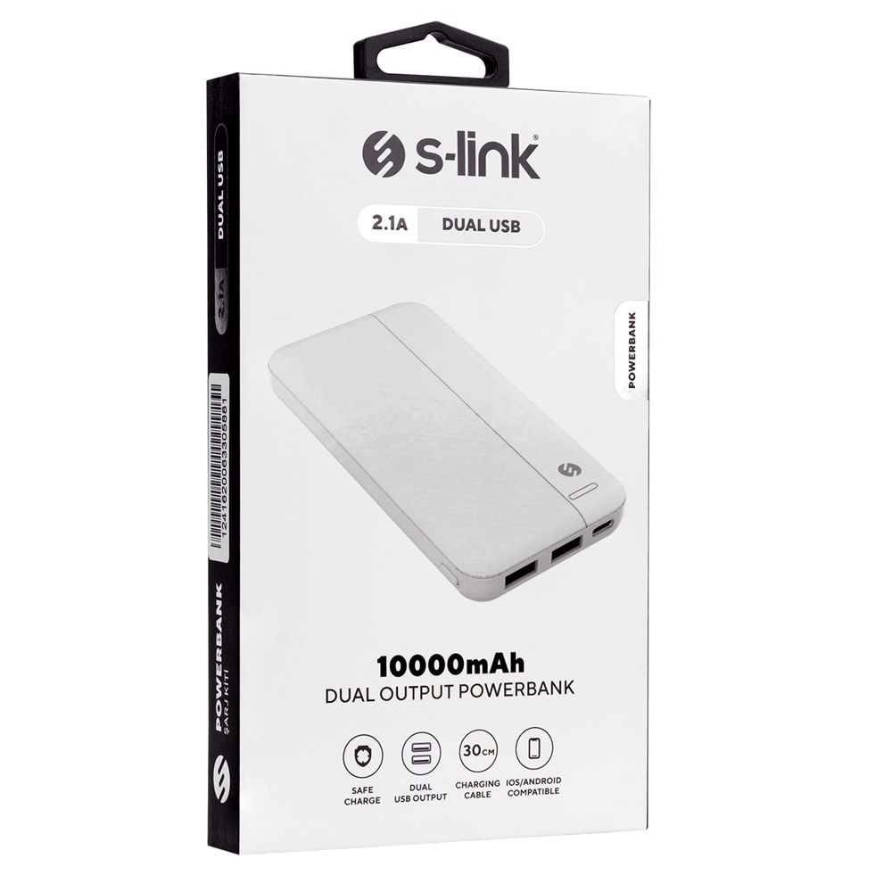 IP-G10N Slink 10000mAh Micro+Type c Girişli Powerbank