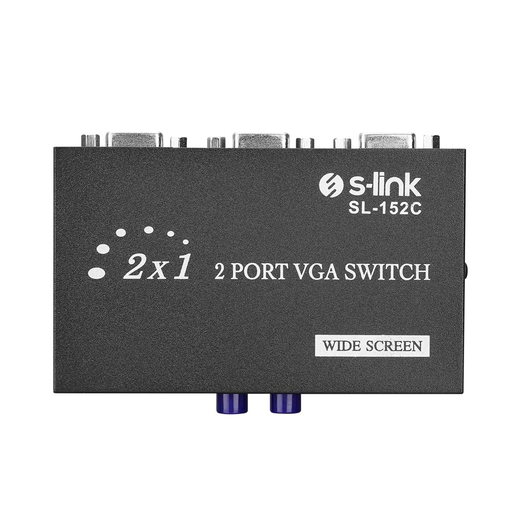 SL-152C Slink Vga Switch 2li Düğmeli