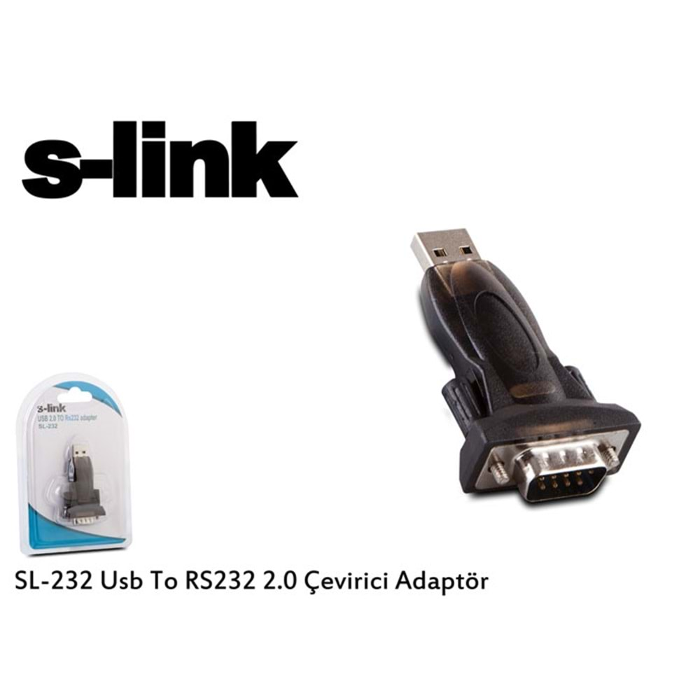 SL-232 Slink Usb To Rs232 Çevirici Kafa