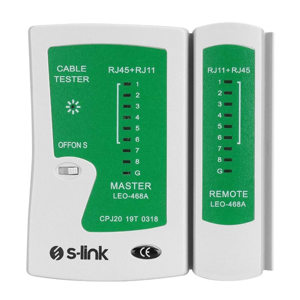 SL-468 Slink Rj45 / Rj11 Lüx Kablo Test Cihazı