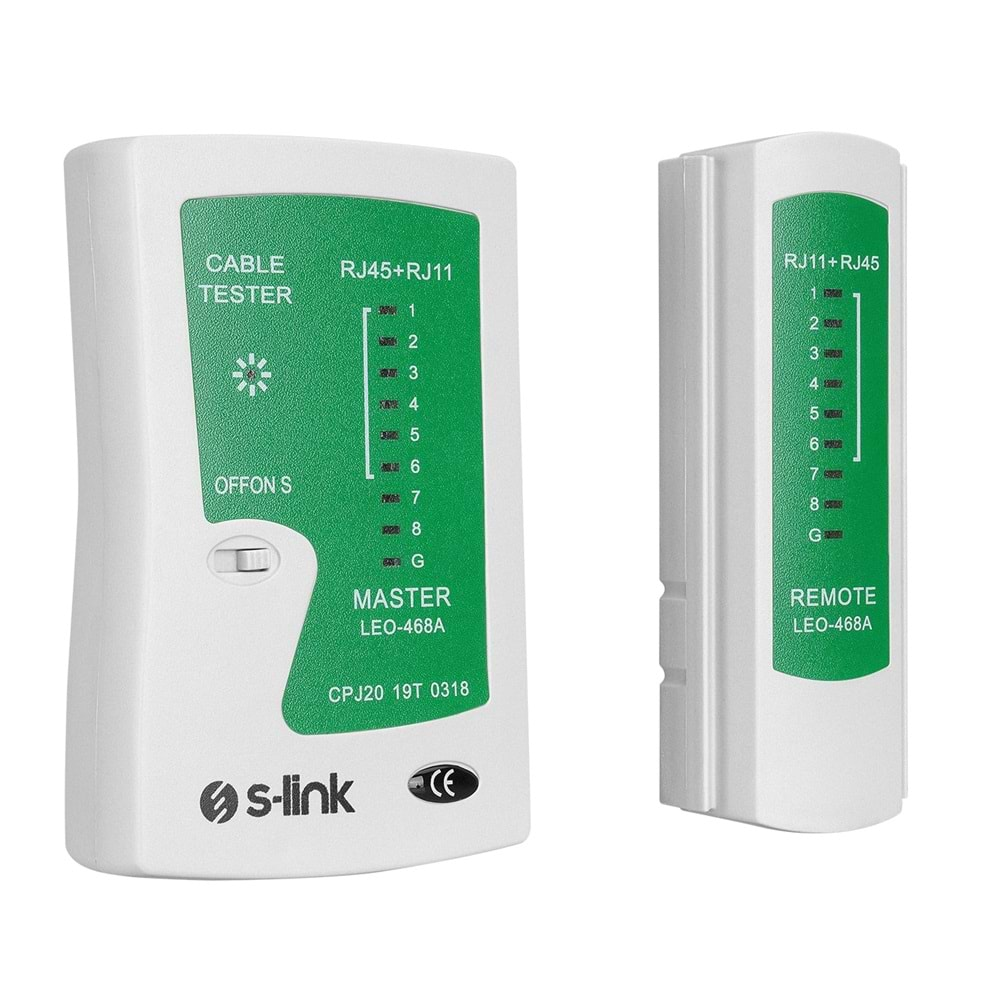 SL-468 Slink Rj45 / Rj11 Lüx Kablo Test Cihazı