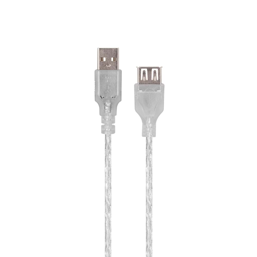 SL-AF2005 Slink 2.0 Usb 5M Şeffaf Uzatma Kablosu