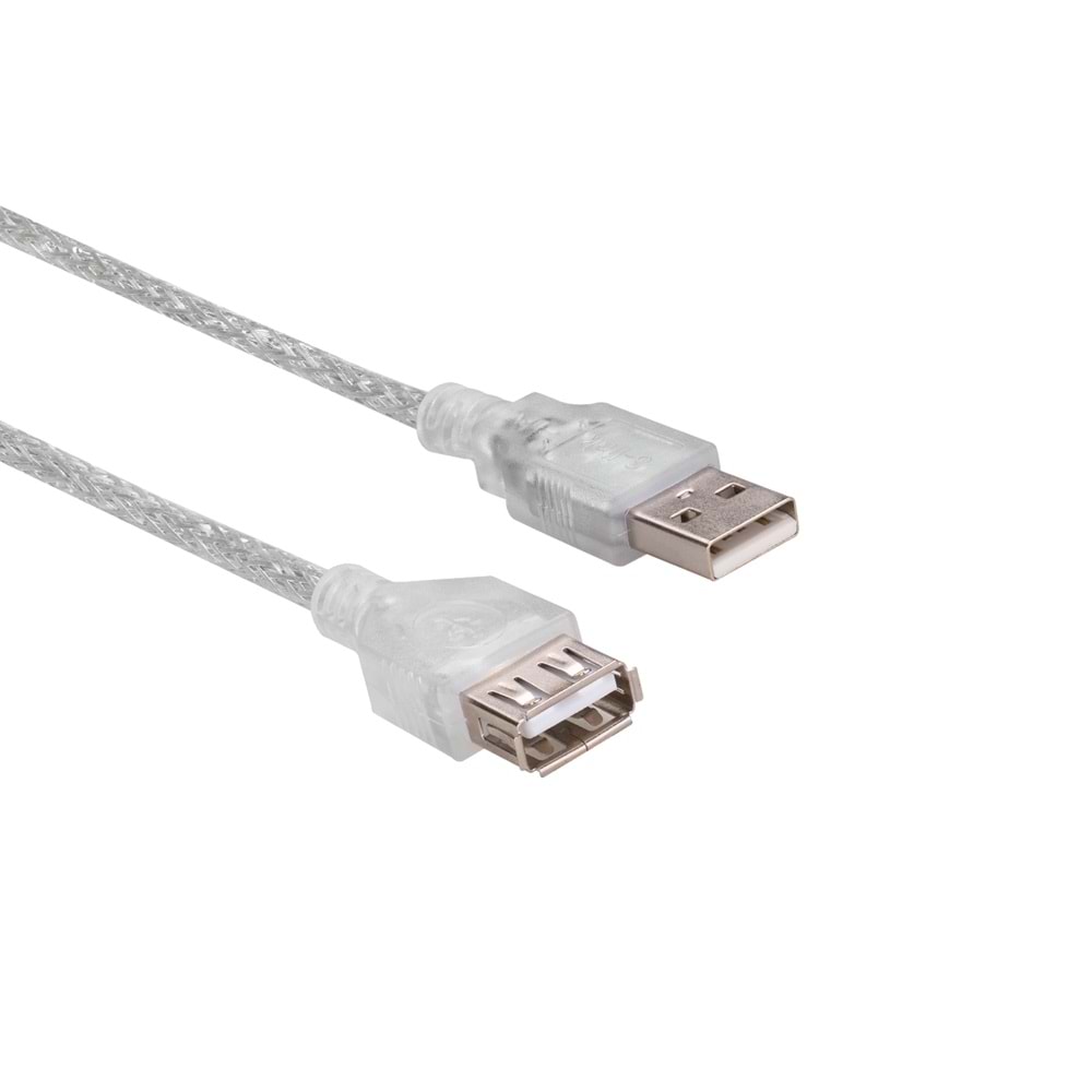 SL-AF2005 Slink 2.0 Usb 5M Şeffaf Uzatma Kablosu