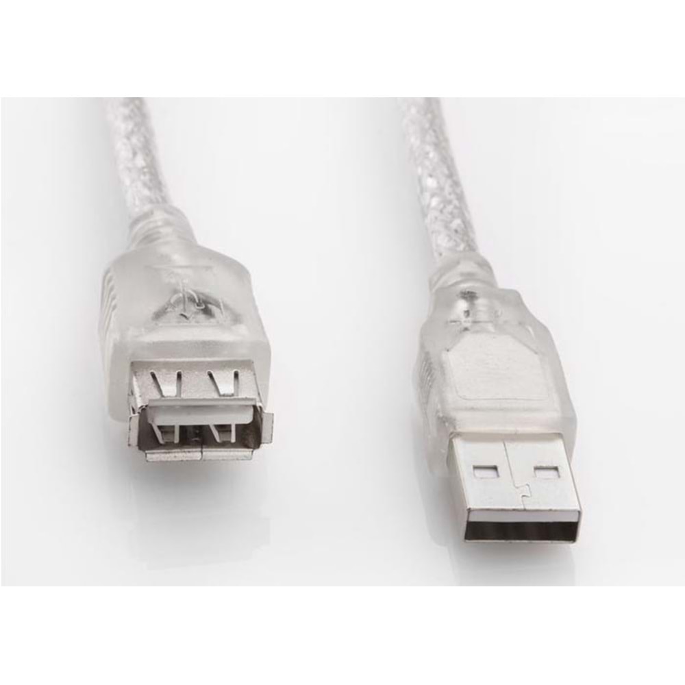 SL-AF2015 Slink Usb 2.0 1.5m Şeffaf Uzatma Kablosu