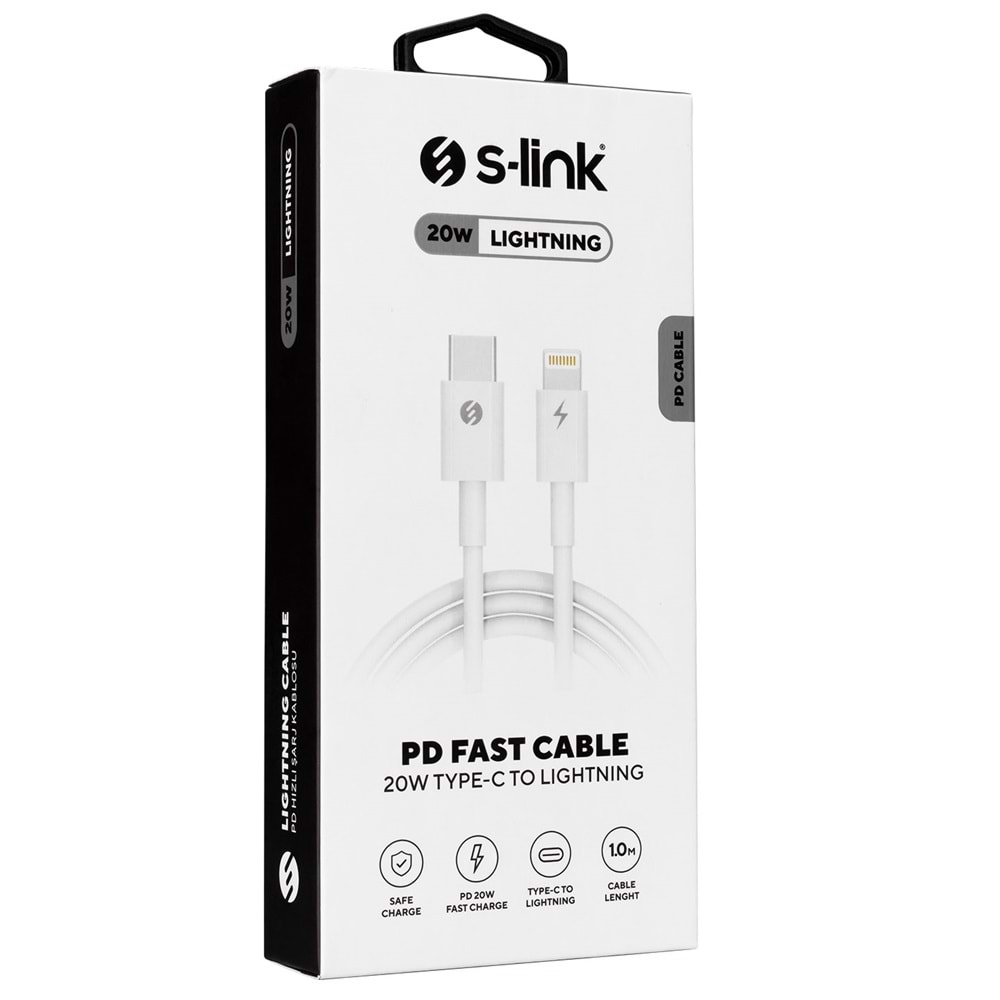 SL-C120 Slink 1M Pd Type C To Lightning 20w Hızlı Data Ve Şarj Kablosu