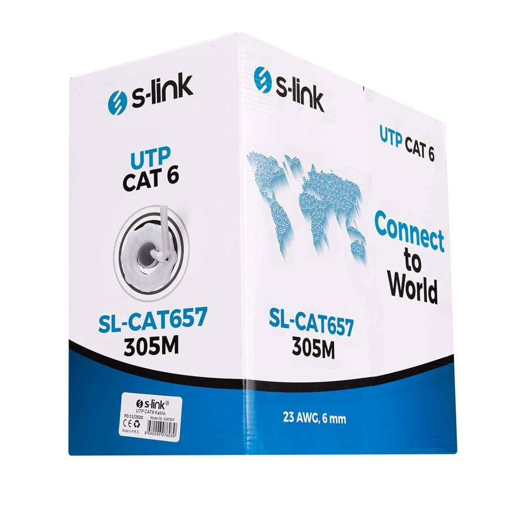 SL-CAT657 Slink 23awg Cat6 305mt Kablo