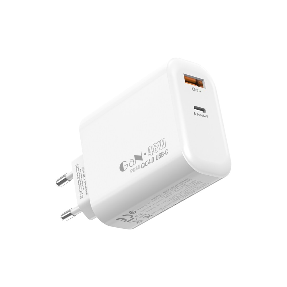 SL-EC68 Slink 45W GAN PD 30W QC 18W Type Usb-C Hızlı Notebook Adaptörü