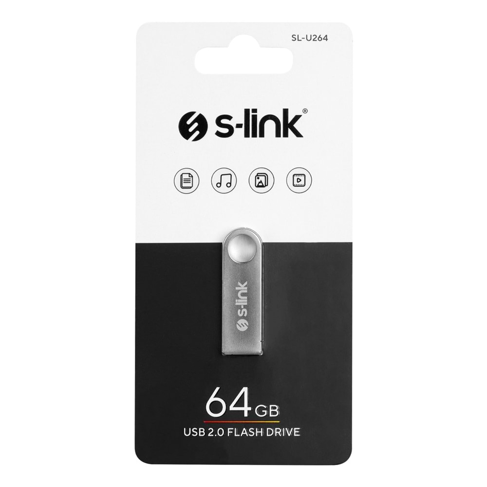 SL-U264 Slink 64GB USB 2.0 Flash Driver Bellek