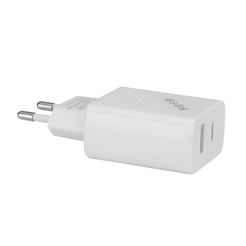 SW-C1130X Slink Lightning Pd Kablo Type Usb-C+Usb A Hızlı Şarj Adaptör