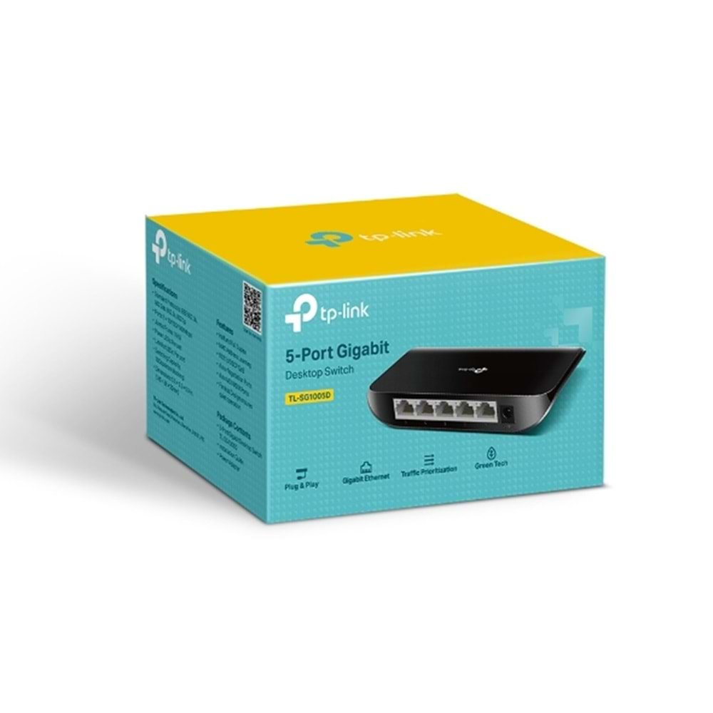 TL-SG1005D TP-Link 5Port 10/100/1000 Mbps Gigabit Switch