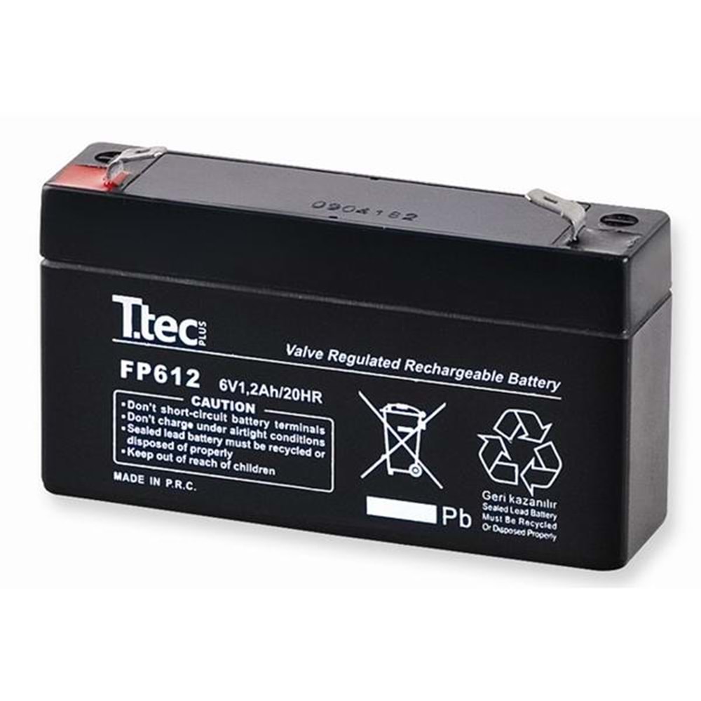 TT-6V-1.3AH Ttec Bakımsız Kuru Tip Akü