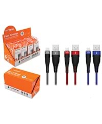 HY-X225 Hytech 1M 3A Micro Usb Data + Şarj Kablosu 3renk