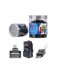 TRK-EZ-RJ45-S TRK Cat6 EZ-RJ45 Yeni Nesil Siyah Konnektör