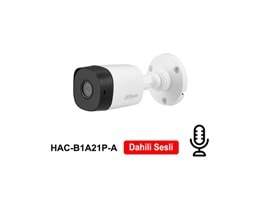 Dahua DH-HAC-B1A21P-A SESLİ 2MP 3.6mm 30m IR 4ın1 Bullet Kamera