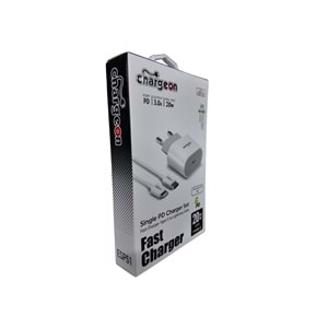 ESP-51 Chargeon 20W EV Tipi Şarj Kafa PD+IOS Girişli